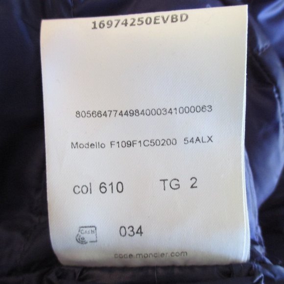 RARE MONCLER BY RICHARD QUINN DONYALE FAUX-FUR COAT SIZE 2 NWT - Picture 11 of 14